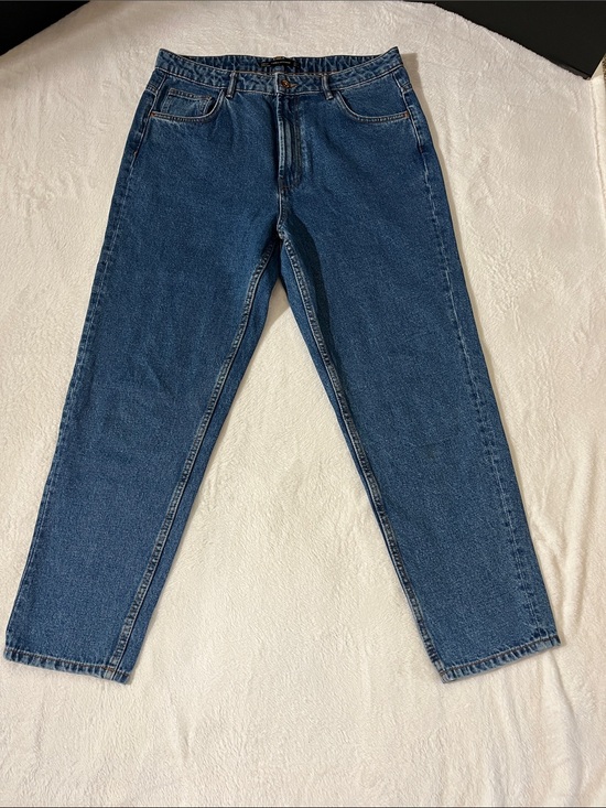 Zara Other - Zara Women’s Mom Jeans in Classic Blue Denim